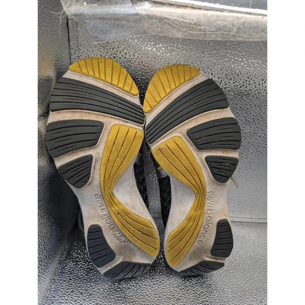 New Balance 550 Womens Grey Silver Yellow Running Shoes WR550GSY Size 8
